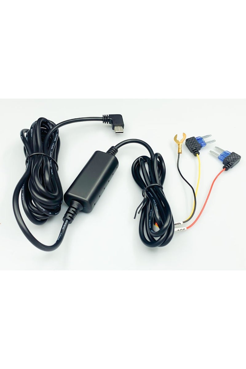 Dash Cam Hard Wire Kit 10ft – Durable Parking Monitor Buck Line with Low Voltage Protection, Portable 5V/2A Car Charger Cable for DVR, GPS, Radar Detector, Type C Curved Universal Set (12-30V) - Image 2