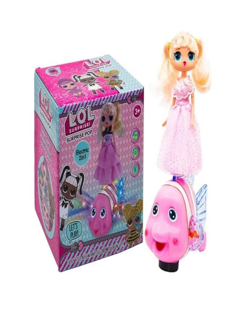 Generic L.O.L Fish Shape Ramadan Lantern Doll - Cute Dancing Toy  - Image 1