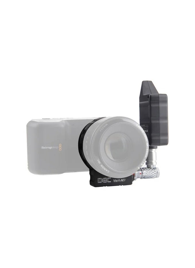 Aputure DEC Vari‑ND Wireless EF/EF‑S to MFT Lens Adapter – Remote Control Focus, Iris & A‑B Focus, Built‑In Electronic ND (ND 8–ND 2048), 2.4 GHz Wireless Handgrip, Control Wheel on Receiver