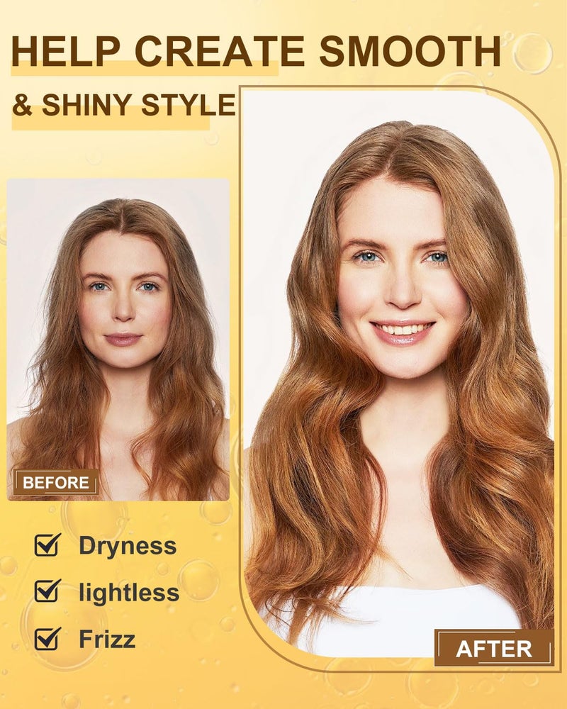 Samnyte Styling Cream, Non-greasy Travel Size Smoothing Cream for Women & Kids, Fragrance-Free Flyaway Control for Frizz & Baby Hair, Styling Products for Slick Back, Bun, Ponytail, Braiding - Image 1