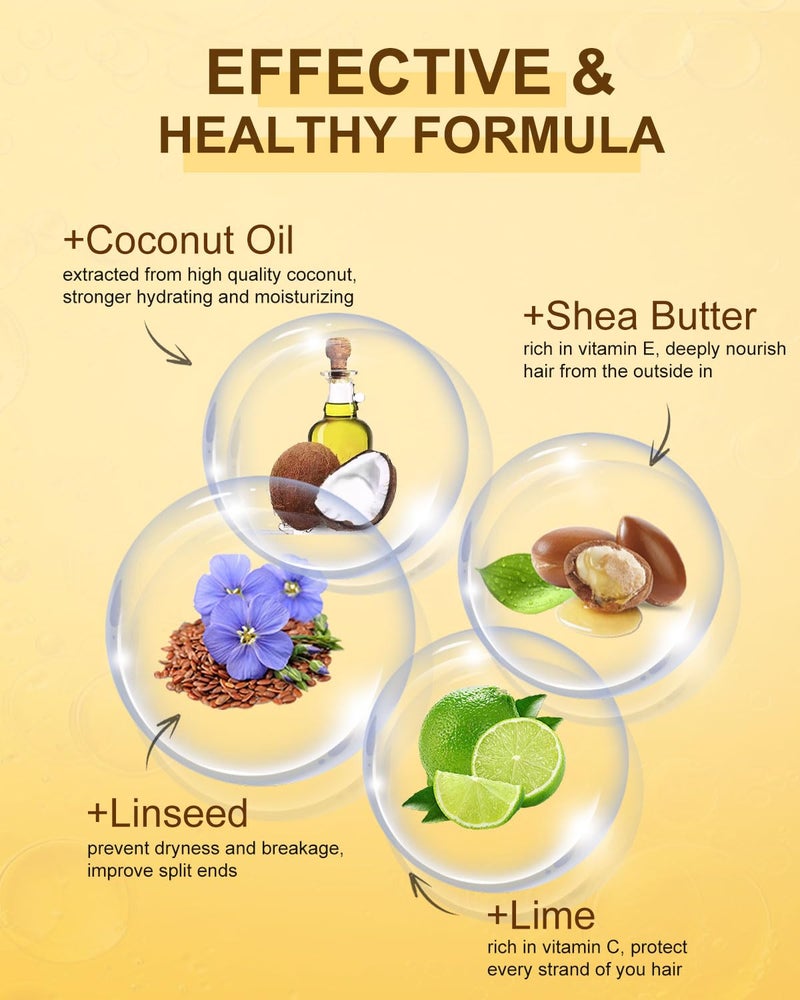 Samnyte Styling Cream, Non-greasy Travel Size Smoothing Cream for Women & Kids, Fragrance-Free Flyaway Control for Frizz & Baby Hair, Styling Products for Slick Back, Bun, Ponytail, Braiding - Image 5