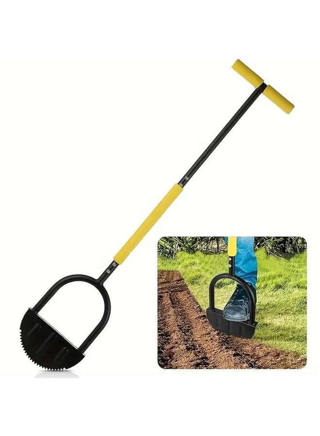 مشذب حواف العشب بمقبض على شكل T وحواف مسننة لتشذيب العشب على طول الأرصفة - Image 1