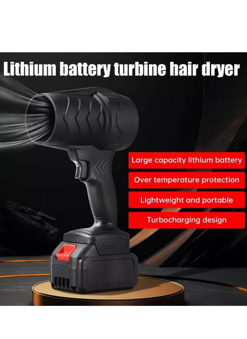 High-Power Portable Cordless Car Dryer & Turboglass Blower for Fast Drying, Snow, and Leaf Removal, Ideal for Cars, Electronics, Pet Hair, and Outdoor Use with Durable Lightweight Design - pzsku/ZB934CF6B35D3AA1CCECFZ/45/_/1734178313/1c3b92e3-16e6-4843-b9cc-6d7d76a762f8