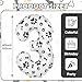 AXBMM 40 Inch Dog Foil Birthday Balloons Black White Dog Paw and Bone Print Number 3 Balloons for Girls Boys 3th Birthday Party DecorationsNumber 3 - Image 4