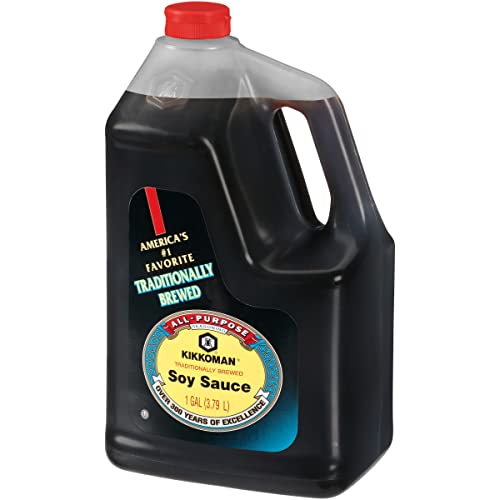 Kikkoman  Traditionally Brewed Soy Sauce All Purpose Seasoning  1 Gallon Pack of 1 - Image 5