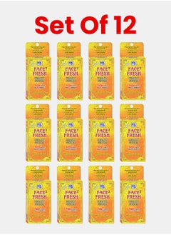 Face Fresh Set of 12 Face Beauty Serum - Vitamin B3 & Glutathione, Clears Pimples & Acne, Lightens & Reduces Pigmentation, Moisturizing, For All Skin Types 7ml 