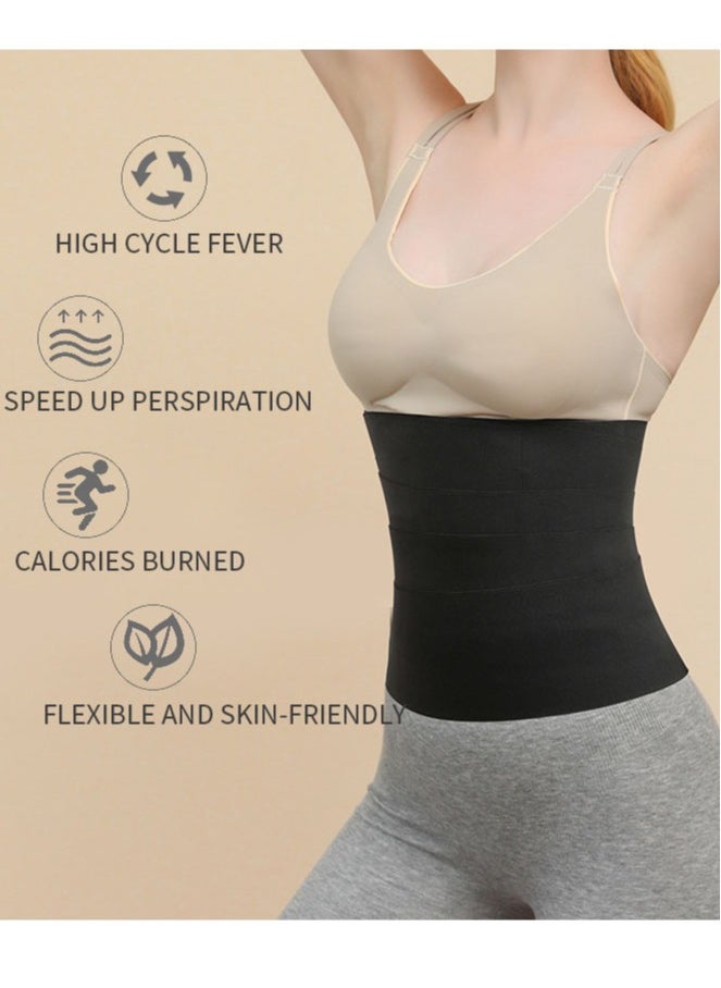 Carebao Women's Waist Trainer Velcro Elastic Wrap Corset Plus Size Trainer Corset Tummy Control Slimming Abdominal Shaper Workout Waist Trimmer Suitable for Gym Exercise Body Shaping Waist Trimmer Belt  - Image 2