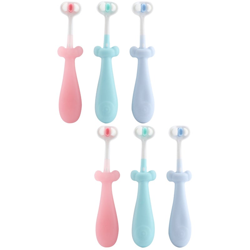 6 pcs Toddler Toothbrush Baby Toothbrush Soft Toothbrush Cute Toothbrush - Image 1