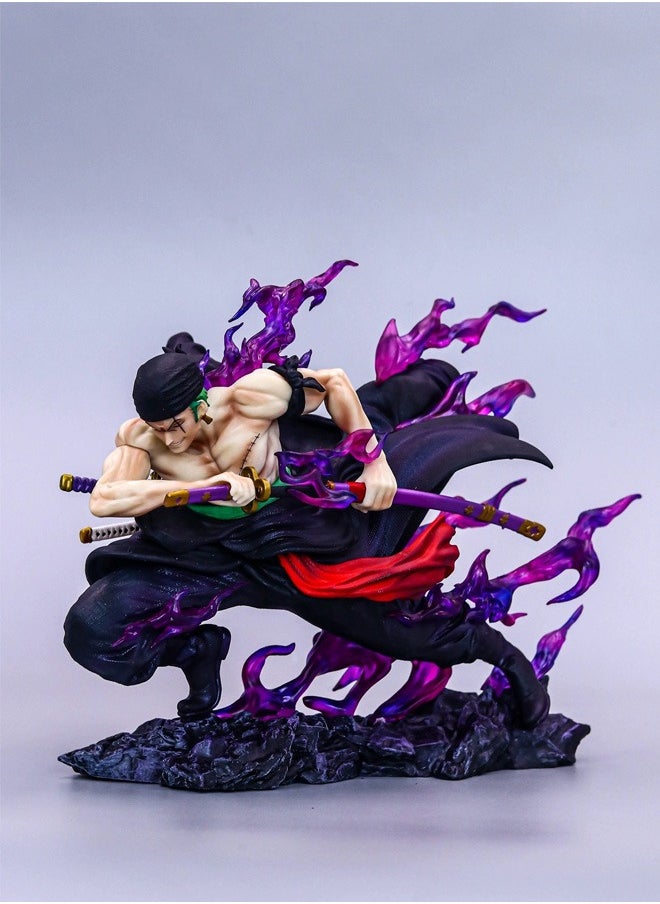 One Piece One piece Drift Sauron Action Figure Decorative Resin Sculpture Home Decor Statue, Art Figurine Home Ornament Decoration for Office, Living Room, Bedroom, Book Shelf, TV Cabinet, Desktop  - Image 1