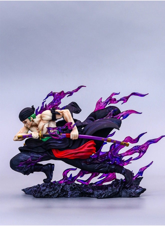 One Piece One piece Drift Sauron Action Figure Decorative Resin Sculpture Home Decor Statue, Art Figurine Home Ornament Decoration for Office, Living Room, Bedroom, Book Shelf, TV Cabinet, Desktop  - Image 3