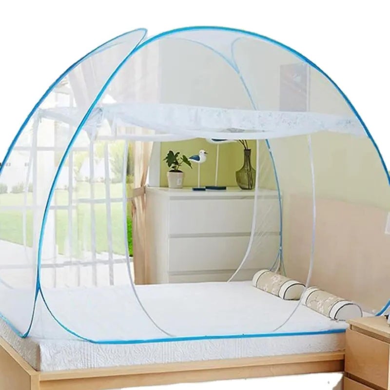 Singhal Mosquito Net for Double Bed | Foldable Machardani for King Size Bed | Strong and Durable Tent | Machhardani for Extra Large Bed - Image 2