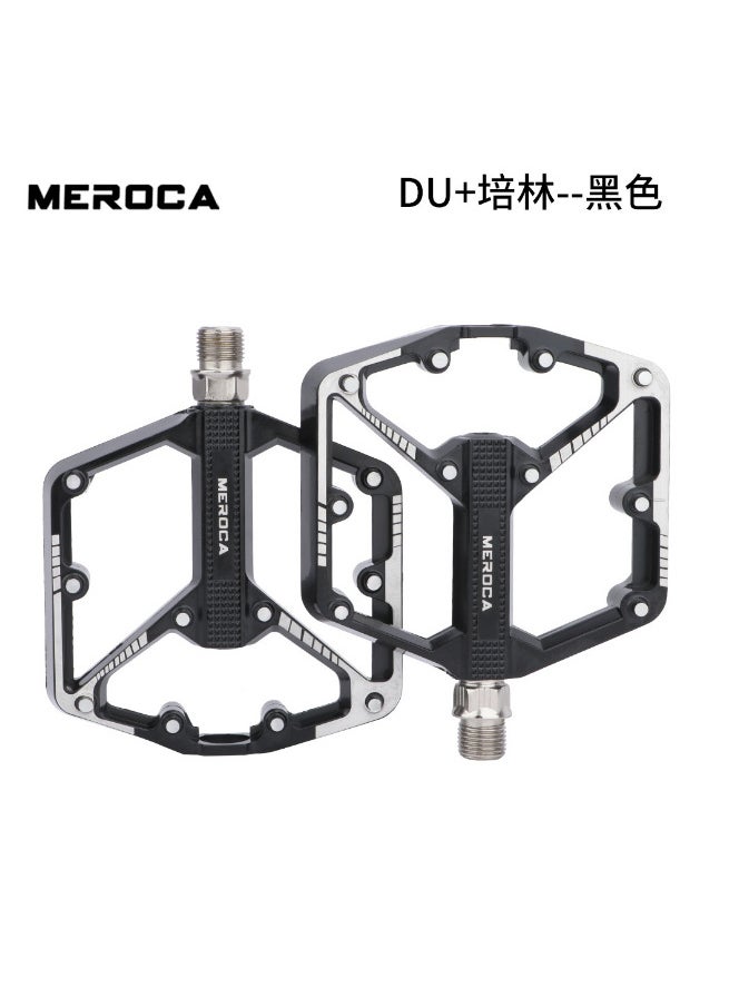 Generic - KRSEC Anti-Slip Lightweight MTB PedalsMEROCA 632 dual DU edition-Black MEROCA 632 dual DU edition-Black - Image 1