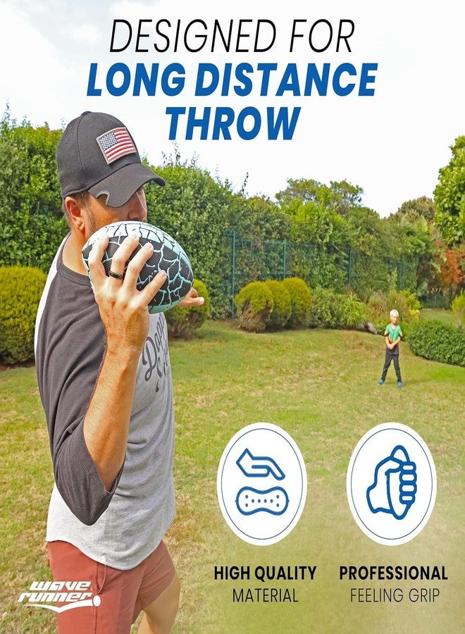 Wave Runner Junior Football, 9.25 Size, Waterproof Double-Laced Ball, for Beach, Pool, Indoor Outdoor Play - Image 5