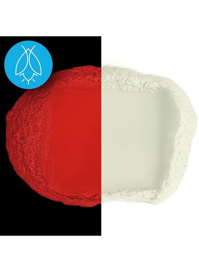 Art 'N Glow Glow In The Dark Pigment Powder Neutral And Fluorescent Color For Art Painting Fine Art Nail Art Paint And Diy Crafts Non Toxic Long Lasting 10+ Color Options Neutral Red (1 Ounce) - Image 2