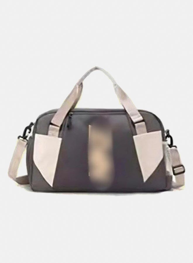 Sports Duffle Bag Shoulder Bag Waterproof Travel Gym Bag Large Capacity (Gray) - Image 1