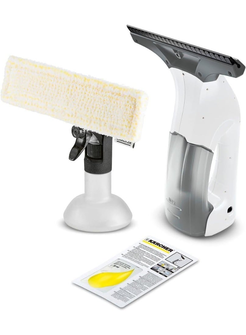 WV 1 Plus Window Vacuum, German Technology, Cordless Window Squeegee, Rechargeable Battery, White - WV1 Plus 100 ml 12 W WV1 Plus White