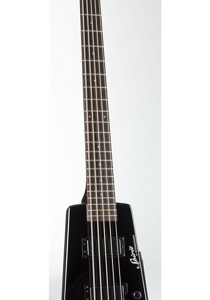 Steinberger Spirit XT25 Standard 5 String Bass Guitar, Black with Gig Bag - Image 3