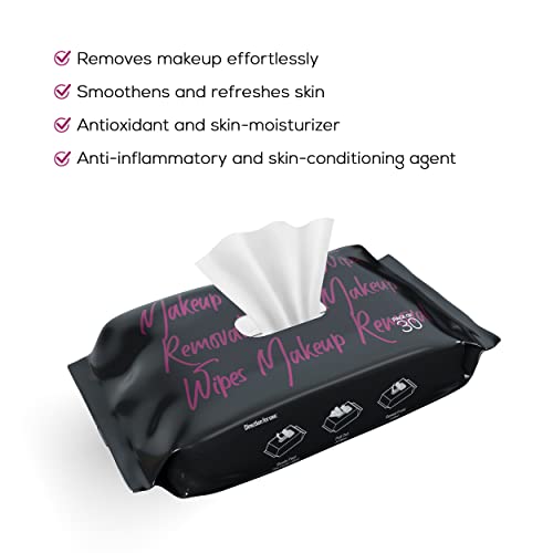 RENEE Makeup Removal Wipes 30 Count, Effortlessly Erase Makeup, Hydrate & Soothe Skin With Cucumber & Aloe Vera Extracts -extracts - Antioxidant, Anti-inflammatory & Skin-conditioning Formula - Image 2