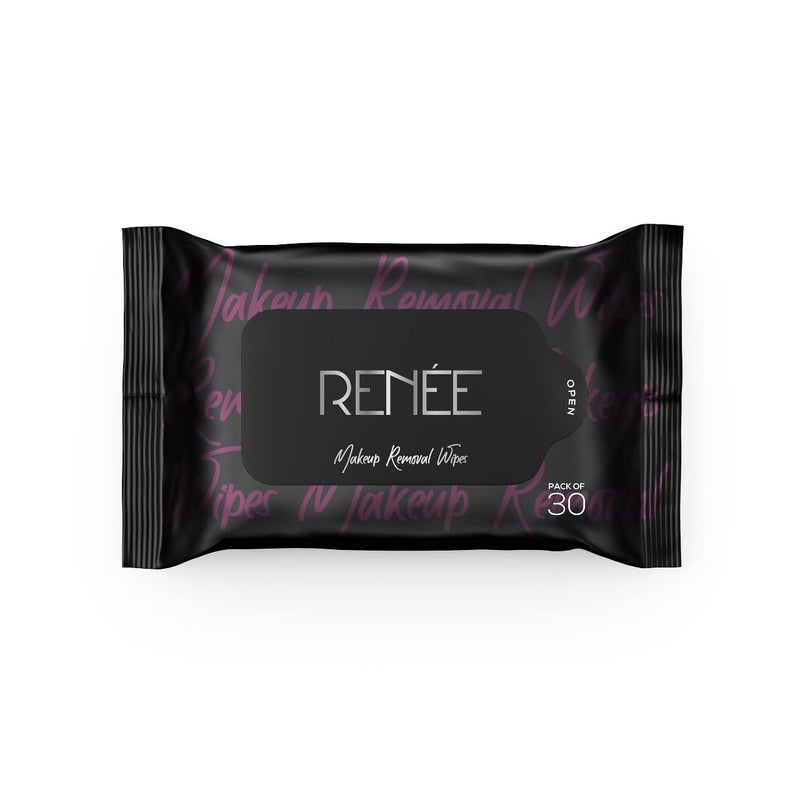 RENEE Makeup Removal Wipes 30 Count, Effortlessly Erase Makeup, Hydrate & Soothe Skin With Cucumber & Aloe Vera Extracts -extracts - Antioxidant, Anti-inflammatory & Skin-conditioning Formula - Image 5