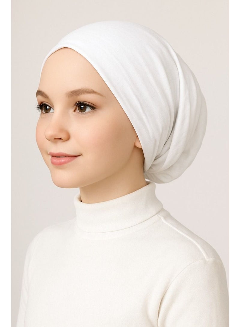 No Thread Bonnet White