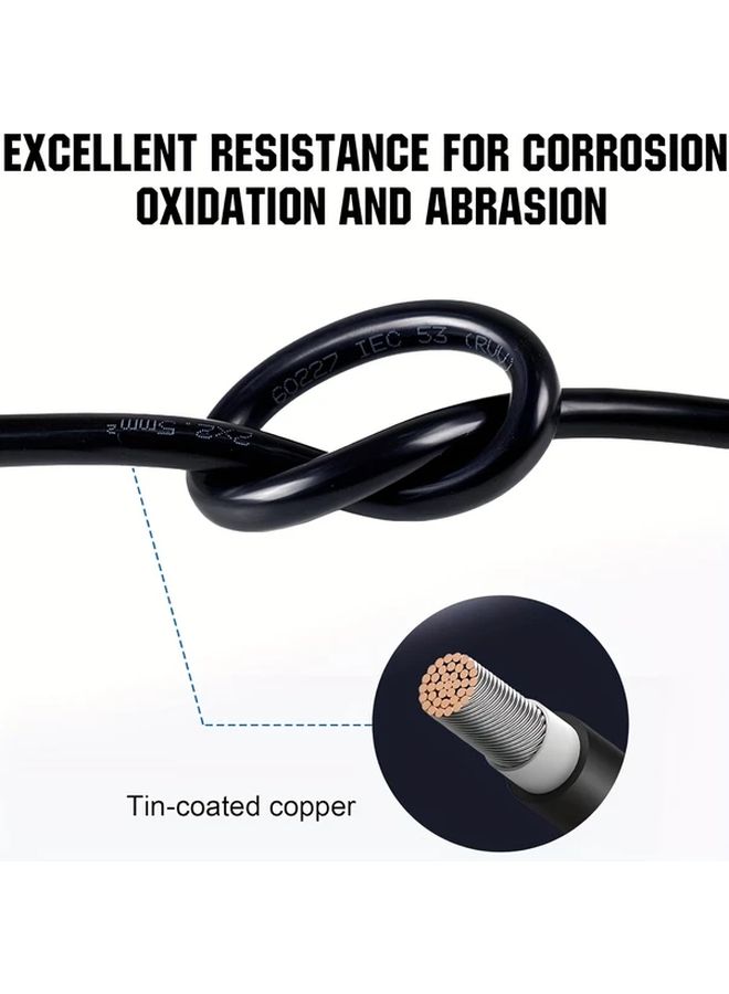 2AWG 5FT SC35-10 Tin Plated Copper Inverter Cable Set - Image 4