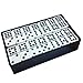 Marion Double 9 Domino Set 55 Tiles Jumbo Tournament Professional Size with Spinners in Arcadian Paper Storage Box White Arcadian - Image 2