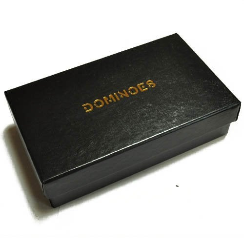 Marion Double 9 Domino Set 55 Tiles Jumbo Tournament Professional Size with Spinners in Arcadian Paper Storage Box White Arcadian - Image 4