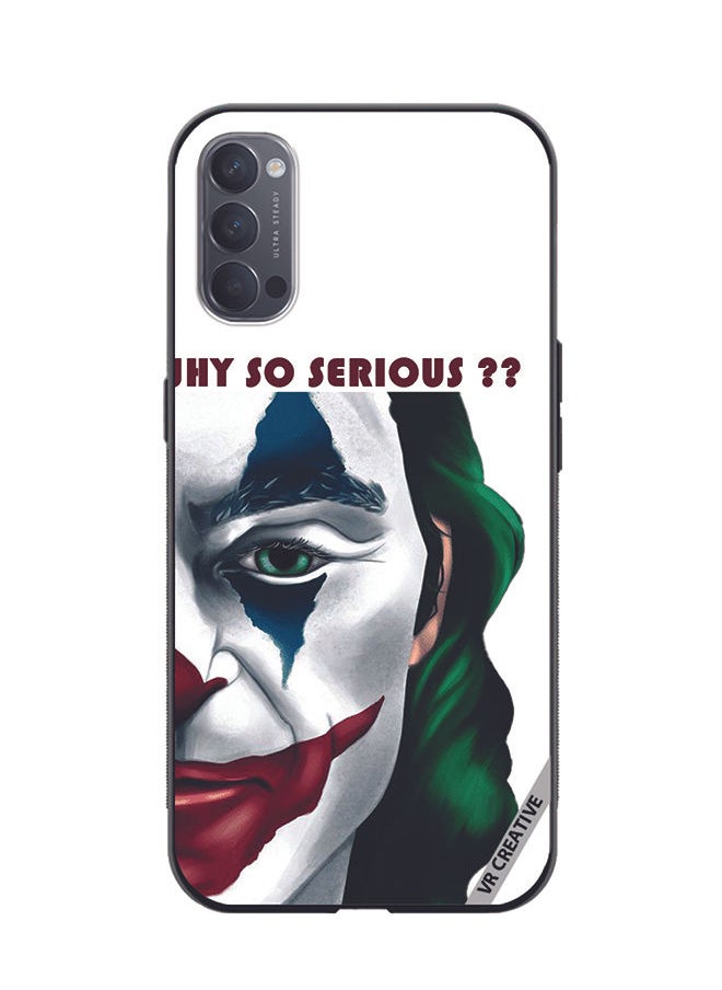 VR CREATIVE - Protective Case Cover For Oppo Reno4 Pro 5G Joker Design Multicolour - Image 1