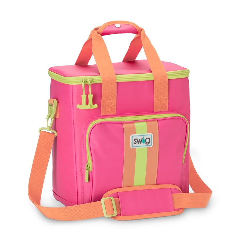 Swig Life Boxxi 24 Cooler Bag, Insulated Cooler Bag with Zipper, Holds 16-24 Cans, or 6 Wine Bottles (Tutti Frutti) - Image 1