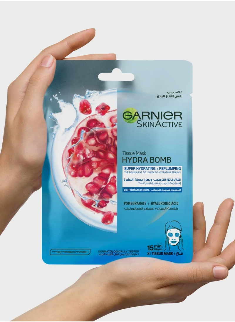 Garnier Pomegranate Hydrating Face Tissue Mask