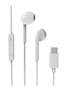 سماعات راس USB C، سماعات اذن هاي فاي ستيريو بتقنية هاي فاي لتقليل الضوضاء مع ميكروفون وتحكم في مستوى الصوت متوافقة مع سامسونج S20/S10، واوي P40/P30/ميت 20، جوجل بكسل 5/4/3/2XL وغيرها، سلكي، في الاذن