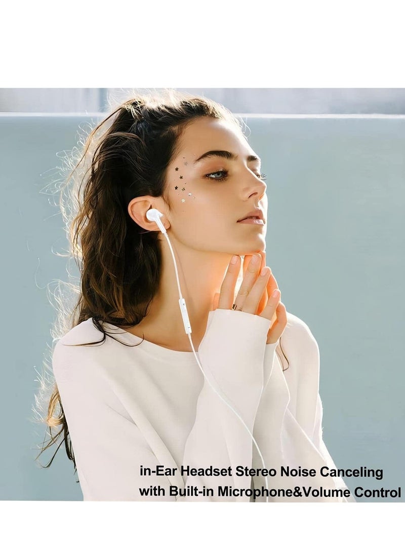 ماركة غير محددة - سماعات راس USB C، سماعات اذن هاي فاي ستيريو بتقنية هاي فاي لتقليل الضوضاء مع ميكروفون وتحكم في مستوى الصوت متوافقة مع سامسونج S20/S10، واوي P40/P30/ميت 20، جوجل بكسل 5/4/3/2XL وغيرها، سلكي، في الاذن - Image 1