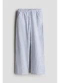 H&M light blue and white stripe