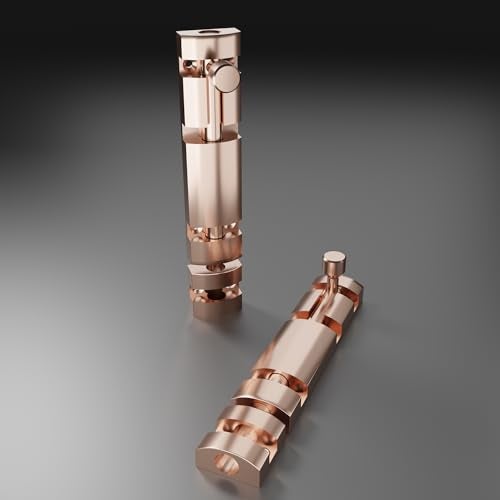 Atlantic 4 Inch Zaylo Tower Bolt for Doors & Windows | Rose Gold Finish Aluminium Kundi/Chitakni Door Latch for Main Door, Bathroom & Bedroom | Heavy Duty Tower Bolt (Pack of 12) - Image 2