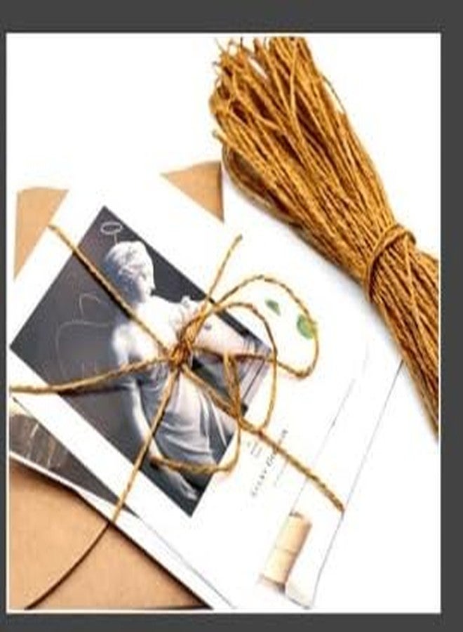 53 Arts DIY Craft Paper Rope | (Pack of 12) | Brown Natural Twine Cord for Gift Wrapping, Home Décor, Craft Projects, Packaging & Decorative Art - Image 2