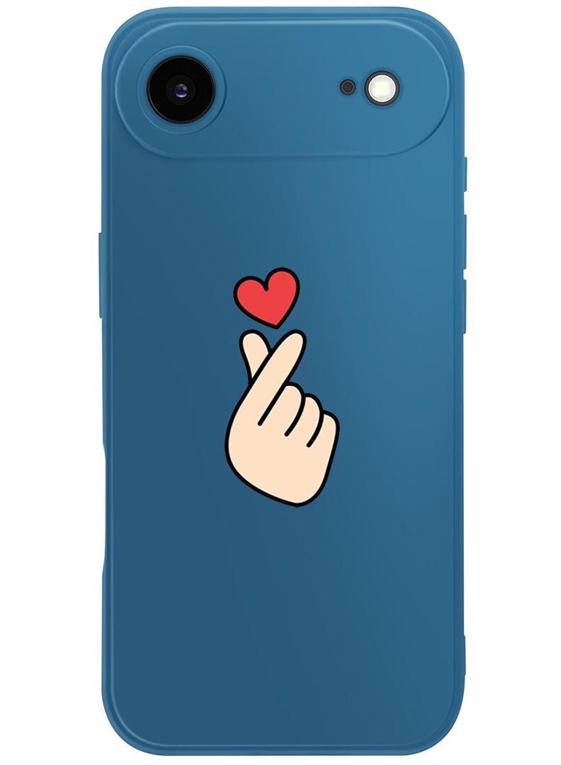 Theodor Protective Slim Fit Case Liquid Silicone Cover with Full Body Protection Anti-Scratch Shockproof Case For Apple iPhone 17 Air (Blue) Snap Love - Image 1