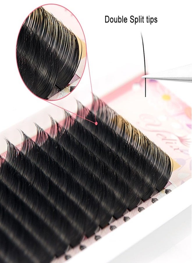 YELIX Flat Eyelash Extensions Black C/D Curl 8-15mm Mixed Length, Easy to Apply Soft Flat Lash Extensions Suitable for Long-Lasting Wear for Salon Lash Artists (0.2 Thickness 8-15mm, D Curl) - Image 4