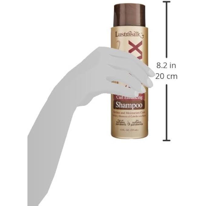 Lustrasilk MAX CURL ENHANCING SHAMPOO, 12 OUNCE - Image 3