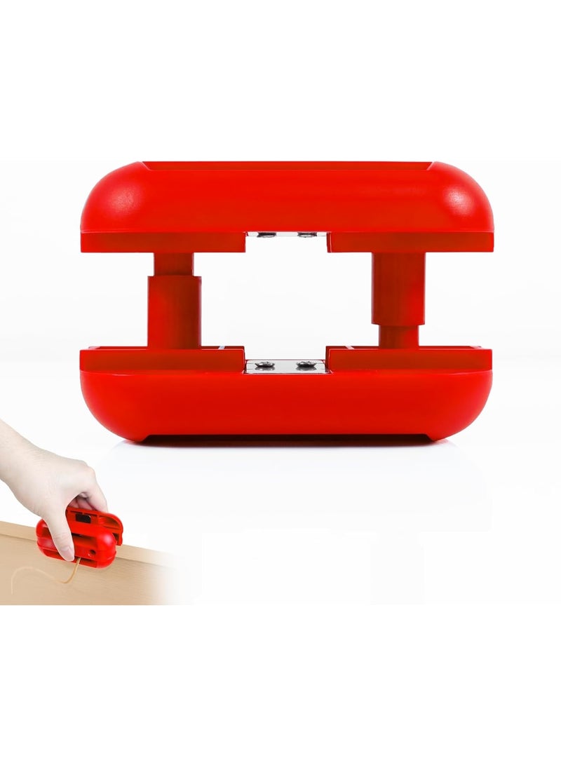 Zikra Quad Trimme Edge Banding Trimmer, With Tungsten Carbide Blades, Veneer Edge Band Trimmer for Wood Veneer, Woodworking Projects (Furniture and Cabinet Making), Red - Image 1