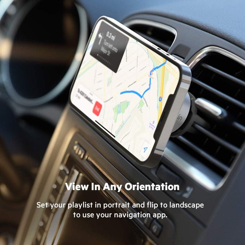 belkin Belkin MagSafe Vent Mount ProMagSafe Phone Mount For CarCar AccessoriesCar Phone Holder MountMagnetic Phone Holder for iPhone 16 iPhone 15 iPhone 14 Pro Max Pro  More Certified Refurbished  - Image 4
