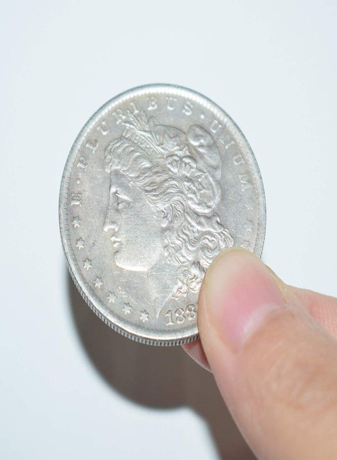 Fogilas 10 Pcs Steel Morgan Dollar (3.8cm Dia) Magic Tricks Can Be Sucked Props Accessories Used Appearing/Disappearing Coin Magie Props - Image 3