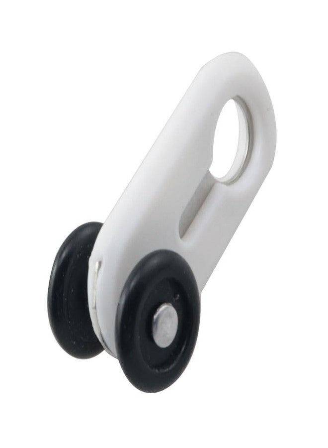 JCBIZ 30PCS Ceiling Roller Curtain Fittings Silent Curtain Track Pulleys Guide Rail Hook Suitable for Wardrobes and Sliding Door - Image 4