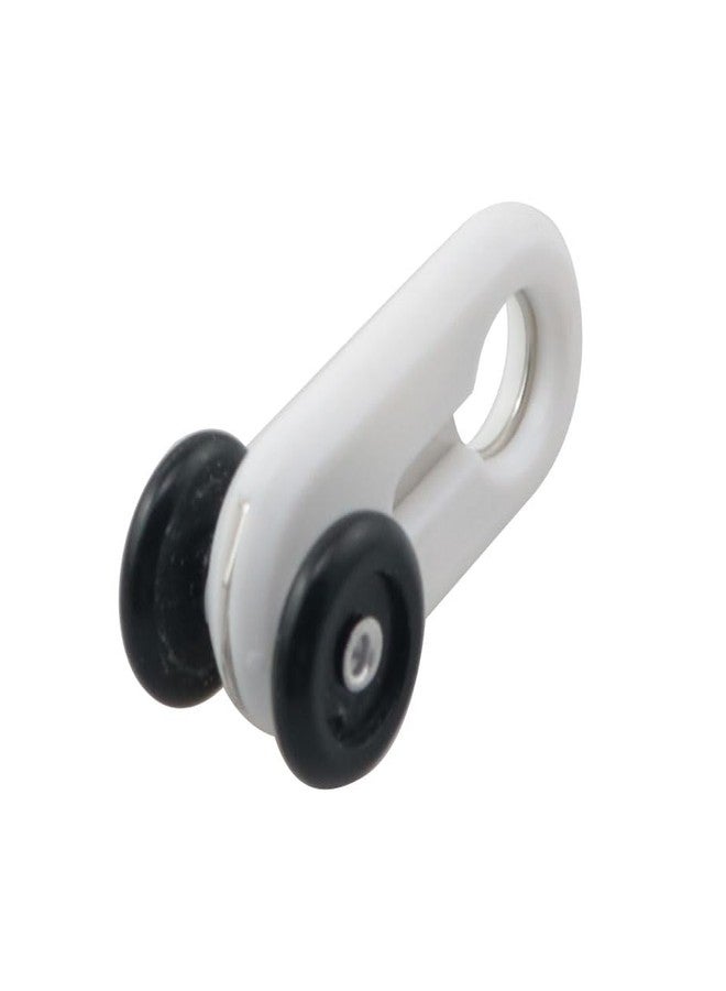 JCBIZ 30PCS Ceiling Roller Curtain Fittings Silent Curtain Track Pulleys Guide Rail Hook Suitable for Wardrobes and Sliding Door - Image 3