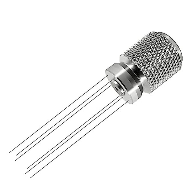 NEOUZA Coffee WDT Distribution Tool Accessories, Aluminum Handle, 0.4mm 6 Stainless Needles, Espresso Powder Stirrer - Image 1