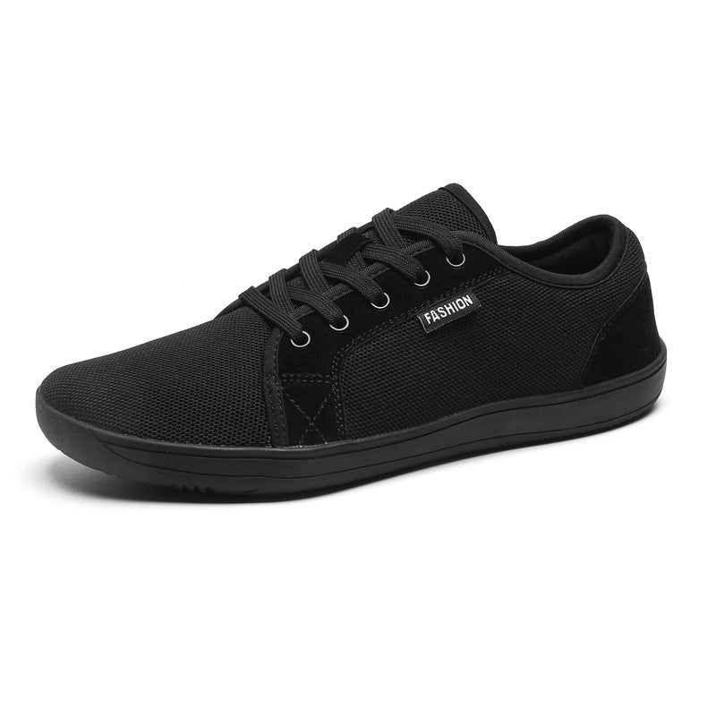 Plus Size Breathable Mesh Shoes For Men And Women Flying Woven Sneaker Wide Barefoot Shoes Flat Casual Shoes Wide And Narrow Shoes - Image 1
