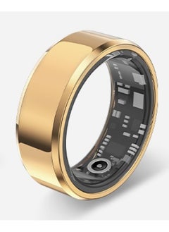 Generic Smart Ring Multi-function Ring For Men And Women Black Technology Waterproof Bluetooth Ring Sleep Mode Heart Rate Gesture Photo-Color:Bright Gold No. 9 (inner Diameter 19mm) Wire Charger  - Image 1