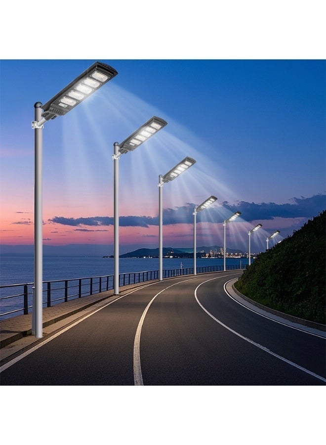 أوكيلي للإضاءة كشاف شارع بالطاقة الشمسية IP66 – كشاف ليد خارجي متكامل مع ريموت وحساس حركة (إضاءة صفراء, 250 واط) - Image 5