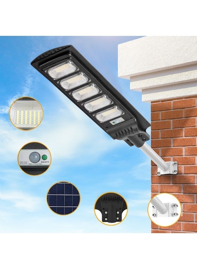 أوكيلي للإضاءة كشاف شارع بالطاقة الشمسية IP66 – كشاف ليد خارجي متكامل مع ريموت وحساس حركة (إضاءة صفراء, 250 واط) - Image 4