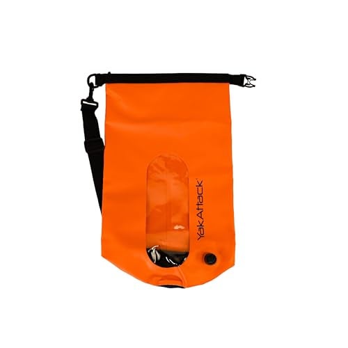 YakAttack 10L Roll-Top Waterproof Dry Bag with Air Valve | Durable & Water Resistant | Compact Storage | Remove Trapped Air | Additional Buoyancy | Dry Bag for Kayaking, Hiking, Boating & Camping - Image 4