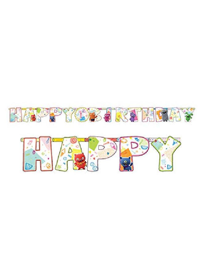 Amscan "Uglydolls Movie" Birthday Addanage Letter Banner Kit 25 Pc. - Image 2